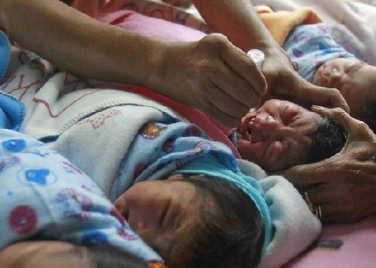 नए साल के पहले दिन भारत में दुनिया में सर्वाधिक 69,944 शिशुओं का जन्म
