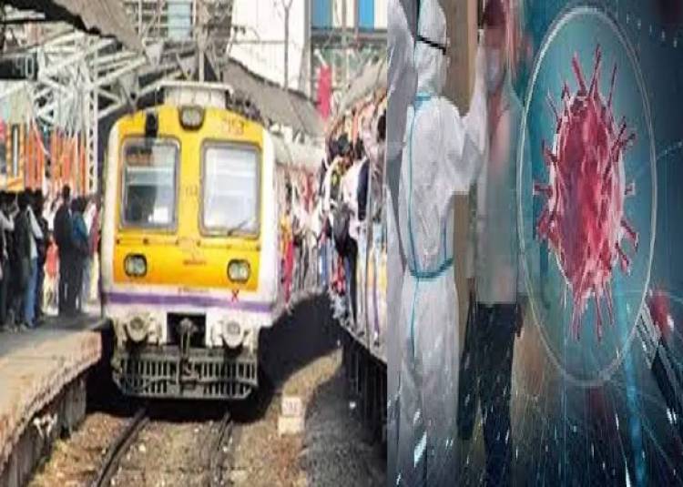 कोरोना का खौफ, मुम्बई में लोकल ट्रेनों की हो रही है सफाई